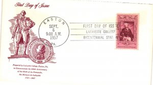 #1097 Marquis de Lafayette – FIRST Lafayette Alumni Cachet  