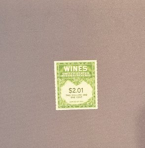 RE199, $2.01 Wines, Mint, CV $2.25