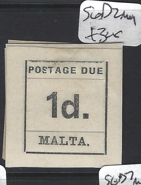 MALTA (P0606B) POSTAGE DUE  1 D     SG D 2     MOG