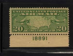 C9 MNH Bottom 18891 plate number single