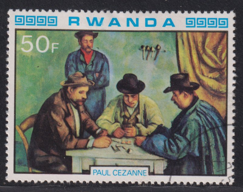 Rwanda 989 The Card Players 1980