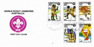 Lesotho 1987 Sc 593-7 FDC-1