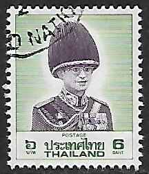 Thailand # 1244 - King Bhumibol - 6B - used....(KlGr12)