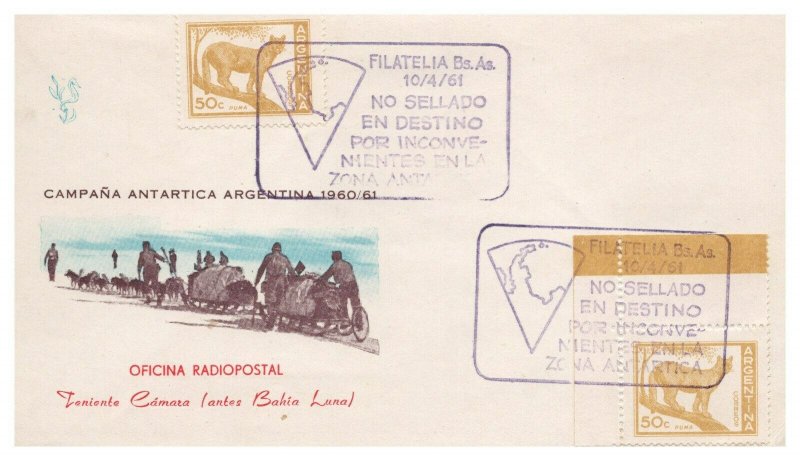 Argentina, Antarctic Cachet and/or Cancel, #127