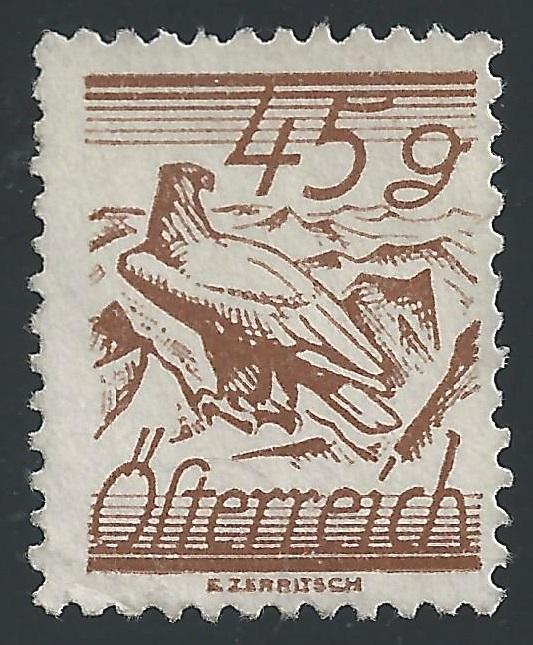 Austria #320 45g White Shouldered Eagle