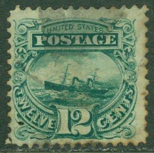 EDW1949SELL : USA 1869 Scott #117 Fine, Used. Catalog $130.00.