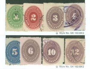 Mexico #174-181 Used