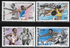 Niger 1987 African Games Nairobi Sc 763-766 MNH A2098