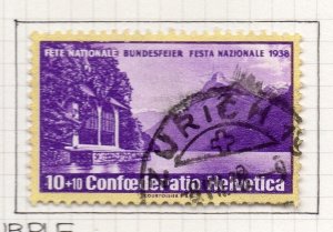 Switzerland 1938 Pro Patria Issue Fine Used 10c. NW-209667