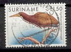 Netherlands Suriname - Zon. 468 (Birds) - Used - L2075