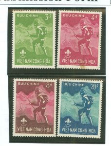 Vietnam/South (Empire/Republic) #124-127 Unused Single (Complete Set) (Scouts)