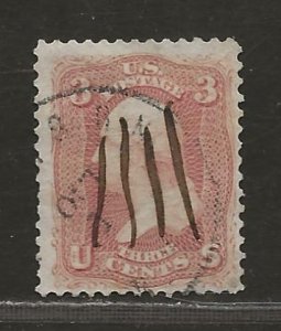 UNITED STATES  SC# 65 PEN CANCEL   F/U