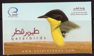 Thematic stamps QATAR 2010 BIRDS BOOKLET  mint