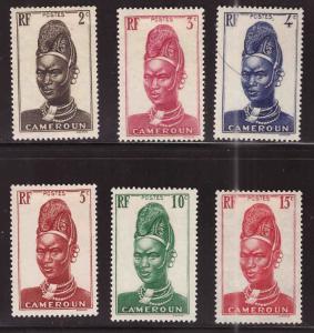 Cameroun Scott 225-230 MH* stamps