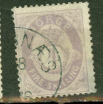 Norway 19 used CV $30