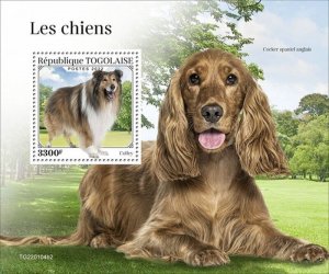 Togo - 2022 Collie Dog Breed - Stamp Souvenir Sheet - TG220104b2