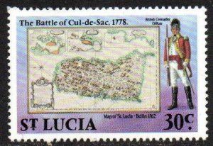 St. Lucia Sc #449 MNH