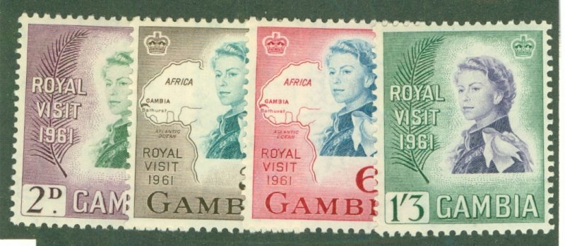 GAMBIA 168-71 MH BIN $2.00
