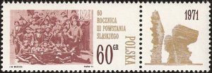 Poland 1971 MNH Stamps Scott 1808 Silesian Uprising First World War Monument