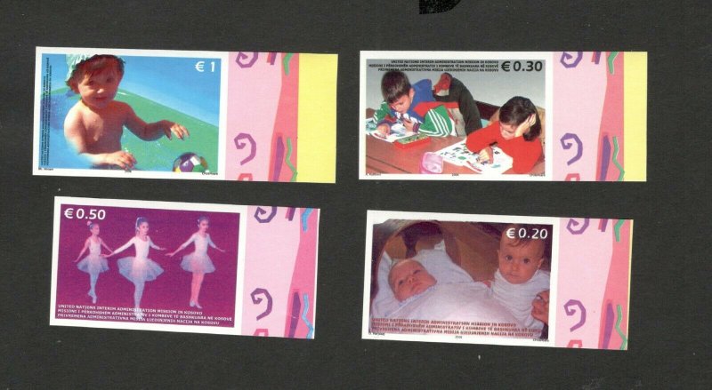 KOSOVO-MNH-IMPERFORATED SET-CHILDREN-2006. 