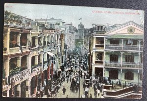 1909 Victoria Hong Kong Picture Postcard Cover To Innsbruck Austria Queens Road