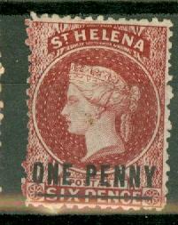 St Helena 12 unused no gum CV $140