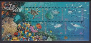Australia 1465i Marine Life Souvenir Sheet MNH VF