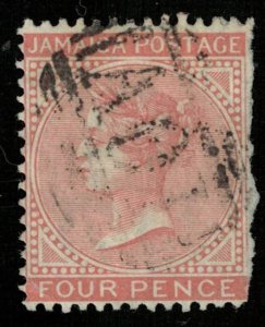 1860, Queen Victoria, Jamaica, Four Pence (Т-8421)