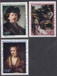Dahomey Sc #C113-C115 Mint Hinged; Mi #403-405