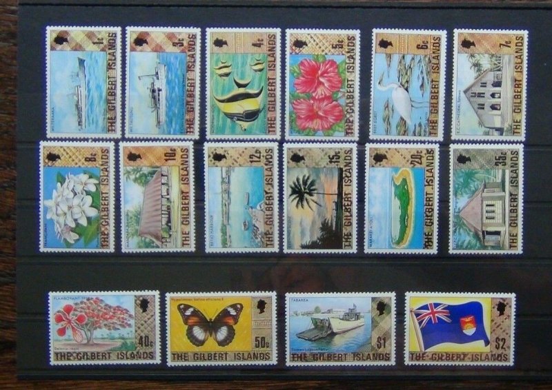 Gilbert Islands 1976 set to $2 LMM SG23 - SG38