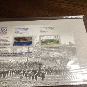 SCOTT#4522-23THE CIVIL WAR -A NATION TOUCHED WITH FIRE-PANE OF (12) 2011-MNH-NIP