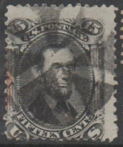 U.S. Scott #77 Lincoln Stamp - Used Single