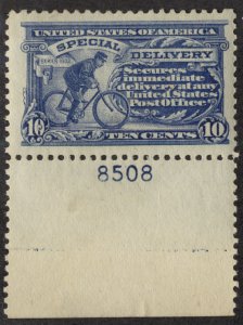 MALACK E11 VF/XF OG NH, plate number, Post office fresh! b5647