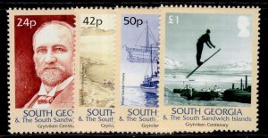 FALKLANDS - South Georgia QEII SG403-406, 2004 complete set, NH MINT.