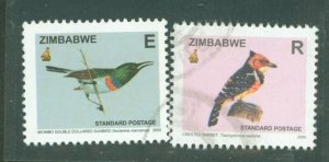 Zimbabwe #982-983 Used Multiple