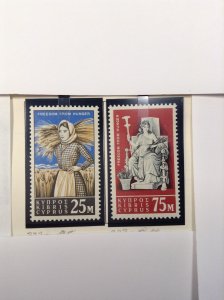 Cyprus  #  222-23  MNH