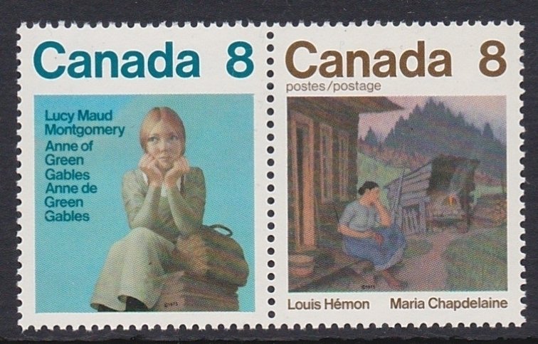 659a 1975 Canadian Authors MNH