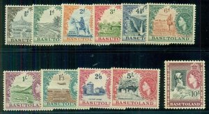 BASUTOLAND #46-56, Complete set, og, NH, VF, Scott $120.80