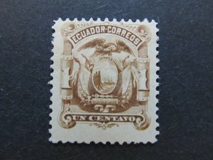 A4P46F45 Ecuador 1881 1c mh*