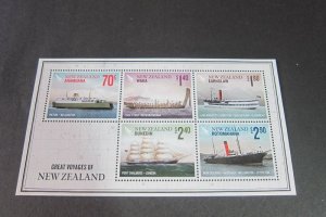 New Zealand 2012 Sc 2425a Voyages of NZ MS MNH