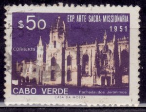 Cape Verde, 1953, Missionary Art Exhibition, 50c, used**