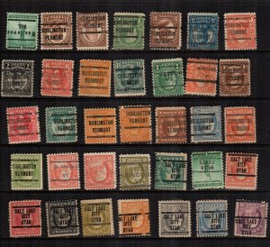 US 35 used inverted upside down  precancels