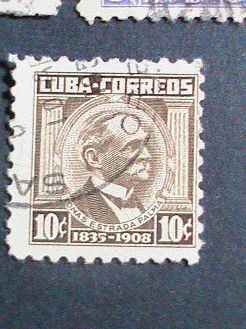 ​CUBA-1954-SC#519//528 10 OVER 70 YEARS OLD CUBA FAMOUS PERSONS USED STAMPS-