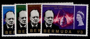 BERMUDA QEII SG189-192,  1966 Churchill commemoration set, NH MINT.