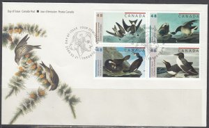 Canada Scott 1982a FDC - John J. Audubon's Birds