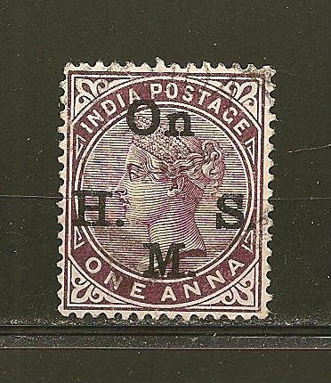 India O28 Queen Victoria On HMS Used