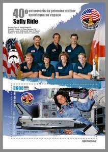 GUINEA-BISSAU 2023 MNH IMPERF. Sally Ride 1st American Woman in space S/S #636b2