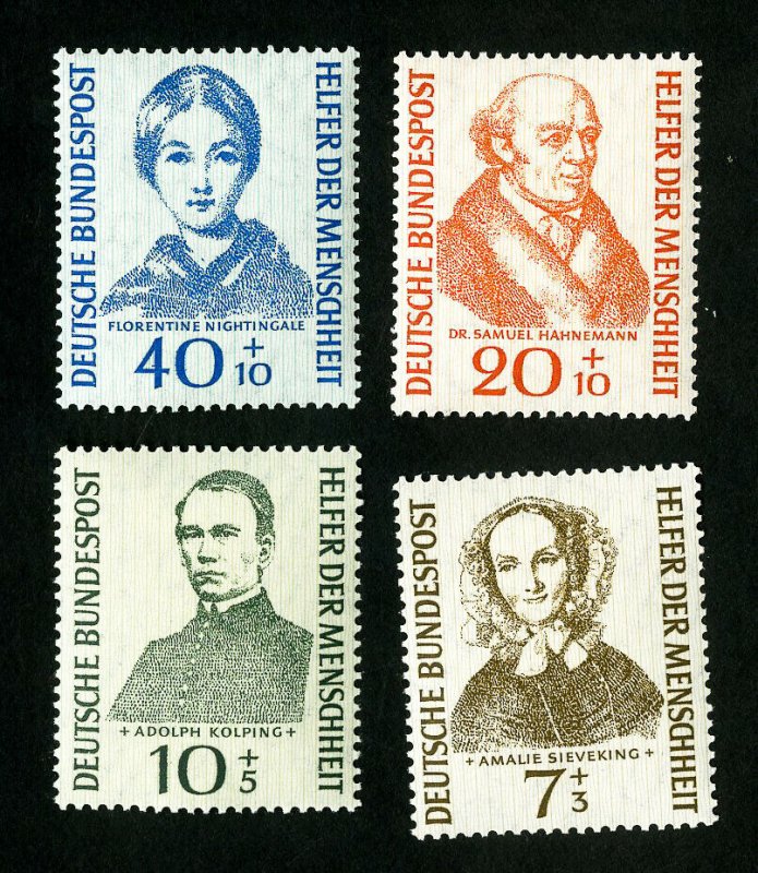 Germany Stamps # B344-7 VF OG LH Scott Value $22.50