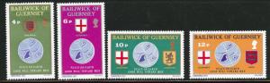 Guernsey Scott 127-130 Christmas set 1975 MNH**