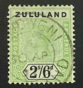 MOMEN: ZULULAND SG #26 1894-96 USED £110 LOT #64025